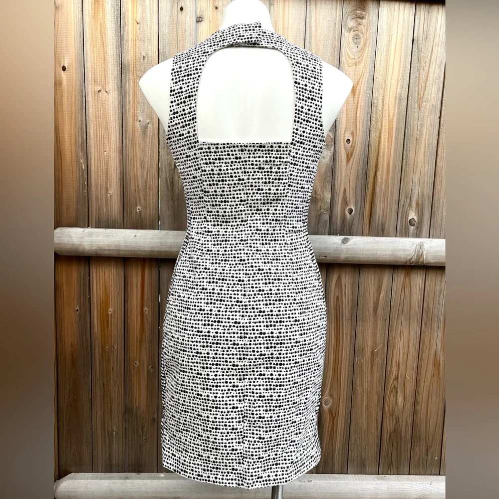 FINAL PRICE: Banana Republic Black and White Dotted Dress - Picture 2 of 9